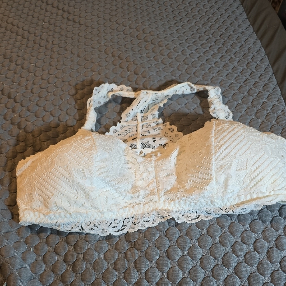 Maurices Cream Lace Bralette